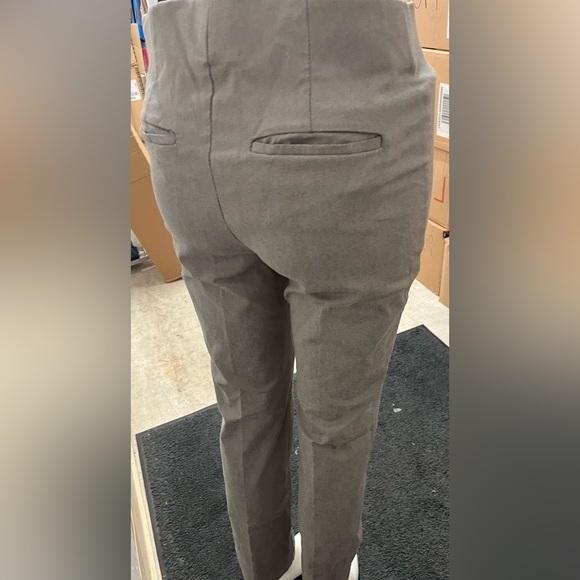 WHBM SLIM ANKLE DRESS PANTS WITH SIDE ZIP, size 4R. - Picture 3 of 6